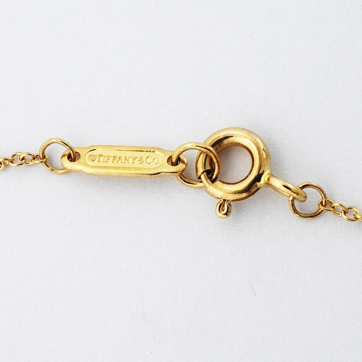 Tiffany & Co Necklace T Smile Small 18k Yellow Gold Diamond — view 4