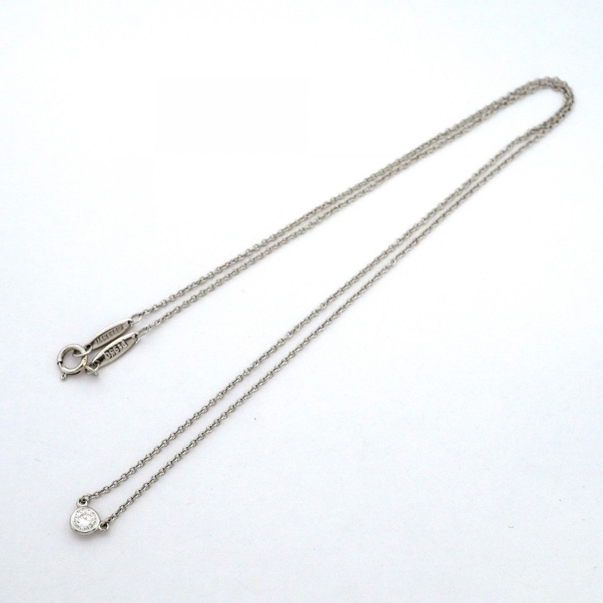 Tiffany & Co Necklace by the Yard Platinum Diamond — view 3