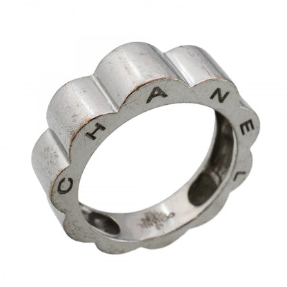 Chanel Ring Camellia Profile 18k White Gold