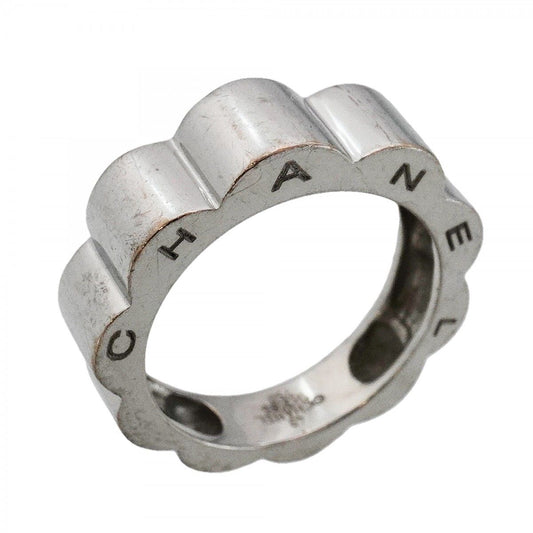 Chanel Ring Camellia Profile 18k White Gold