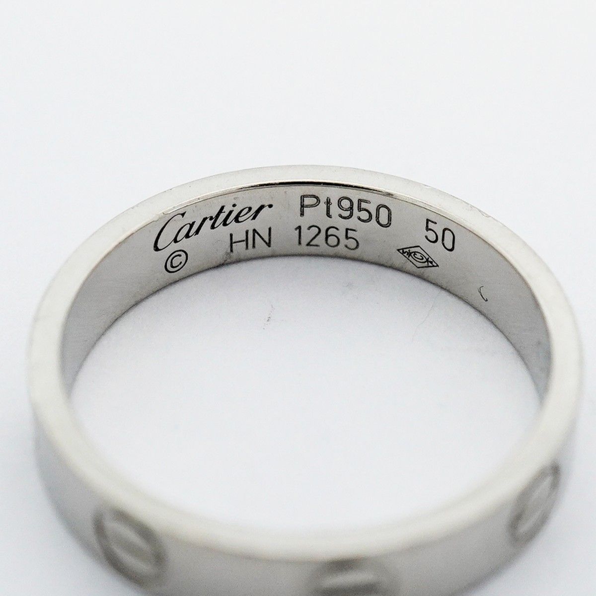 Cartier Ring Mini Love Platinum — view 4