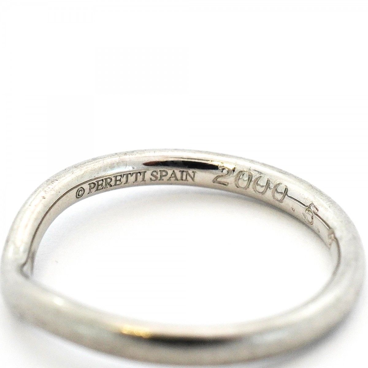 Tiffany & Co Ring Curved Band Platinum — view 5