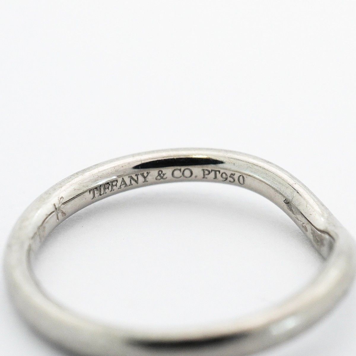 Tiffany & Co Ring Curved Band Platinum — view 4