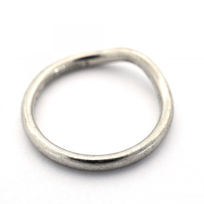 Tiffany & Co Ring Curved Band Platinum — view 9