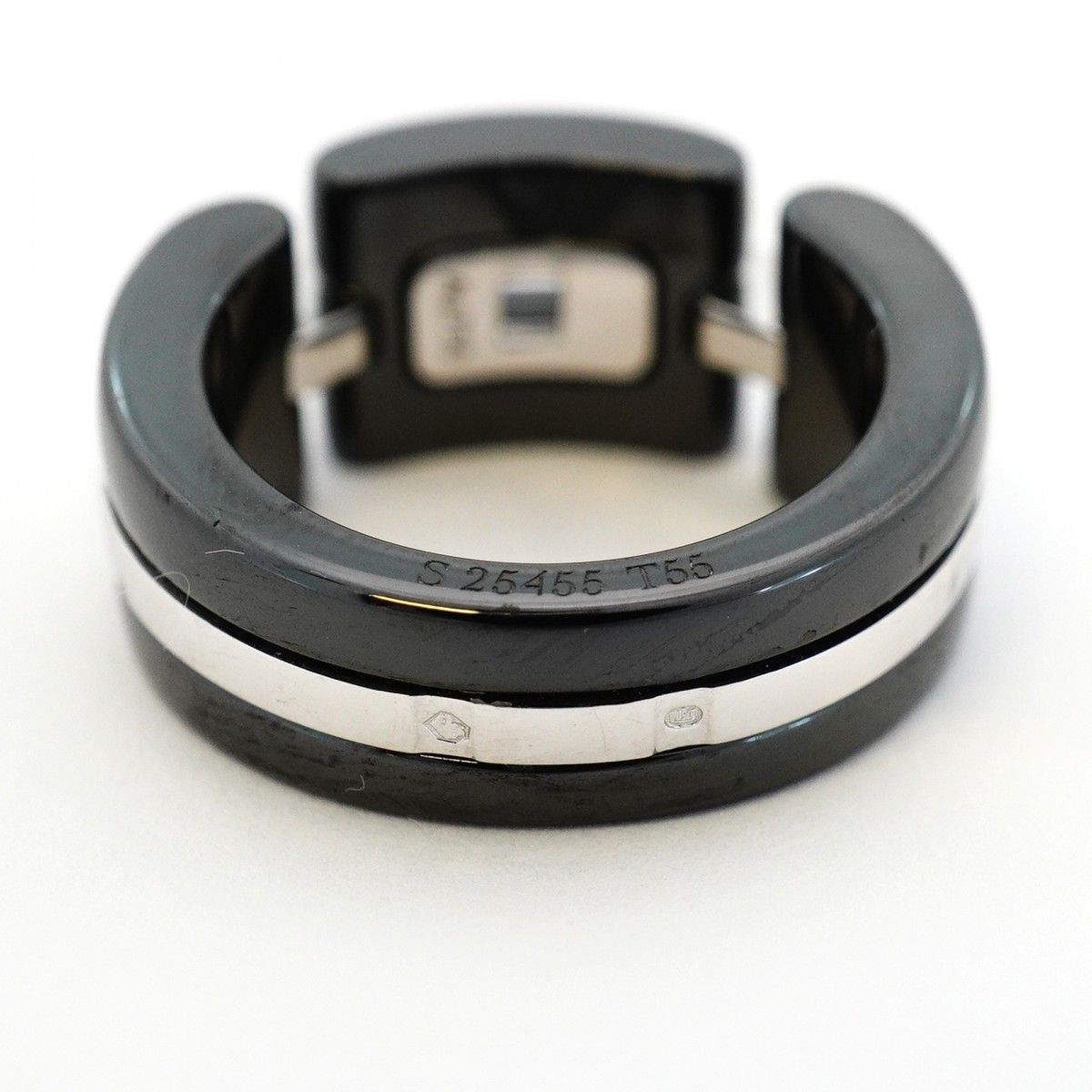 Chanel Ring Ultra Collection 18k White Gold Ceramic Black — view 5