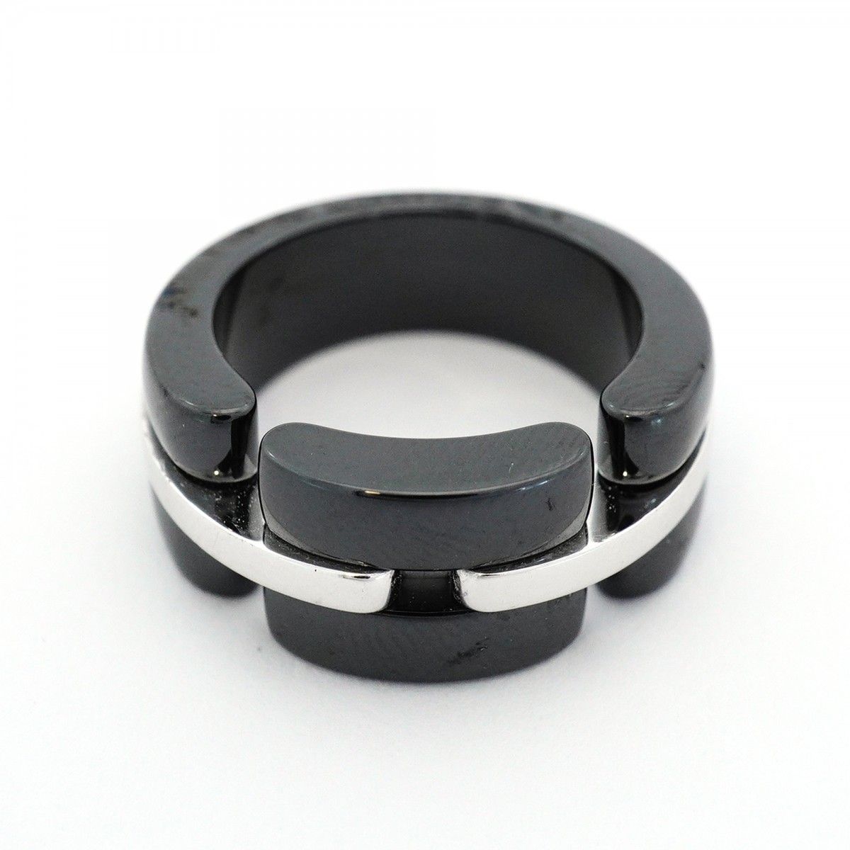 Chanel Ring Ultra Collection 18k White Gold Ceramic Black — view 3