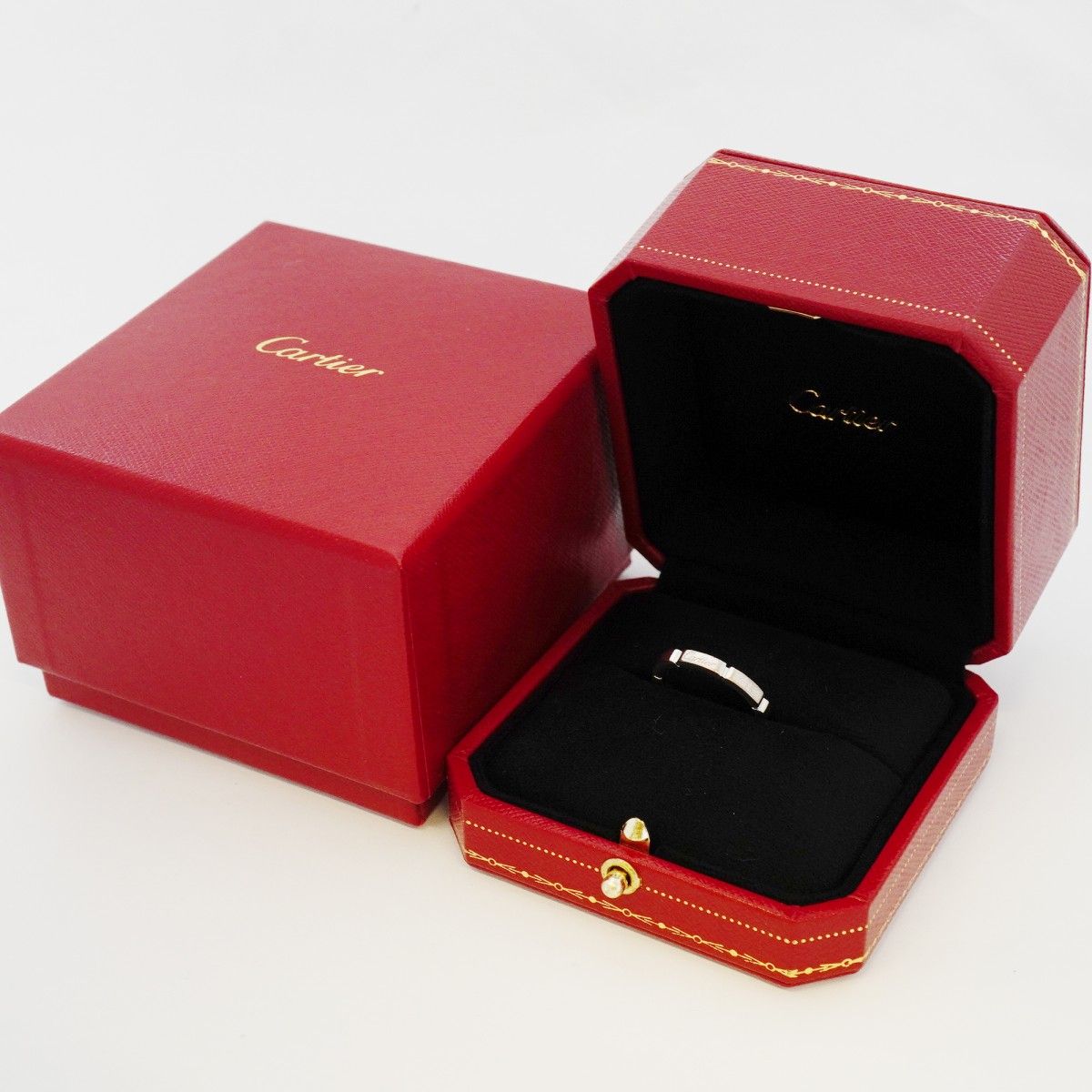 Cartier Ring Maillon Panthere 18k White Gold — view 7