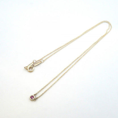 Tiffany & Co Necklace by the Yard 925 Sterling Silver Pink Saffiano — view 3