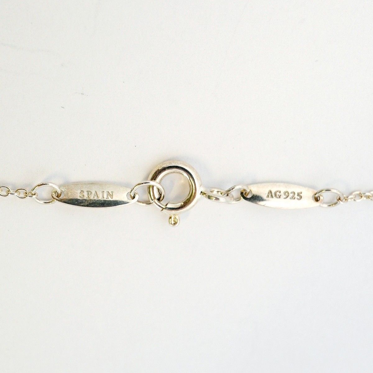 Tiffany & Co Necklace by the Yard 925 Sterling Silver Pink Saffiano — view 4