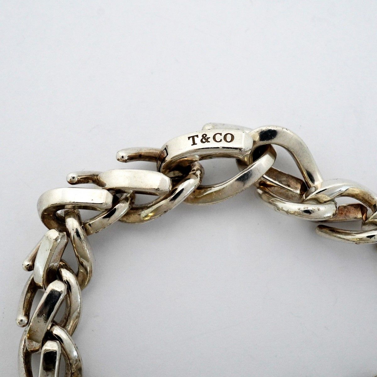 Tiffany & Co Bracelet Forge Midi Amlink 925 Sterling Silver — view 4