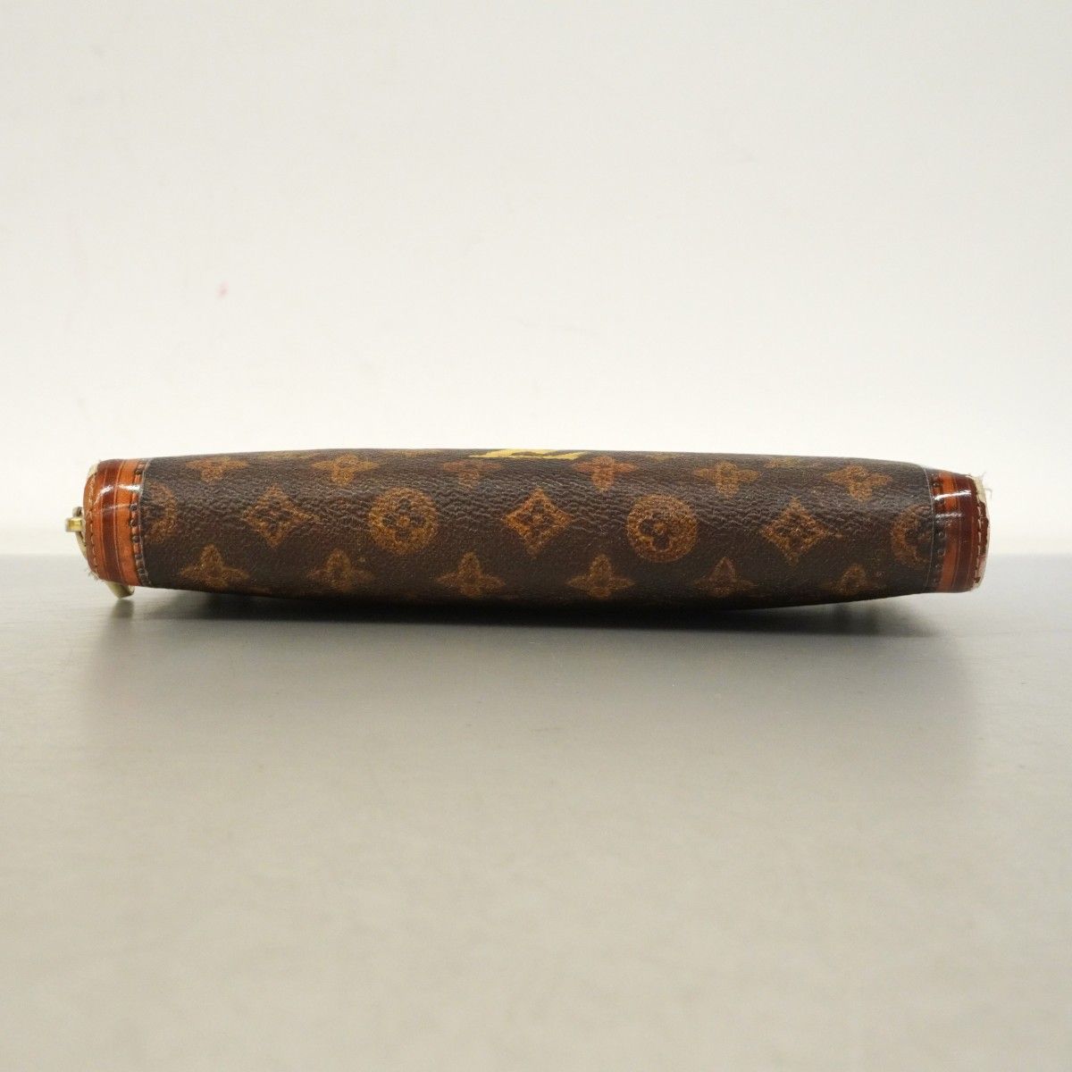 Louis Vuitton Wallet Monogram Trunk Time Zippy Brown — view 3