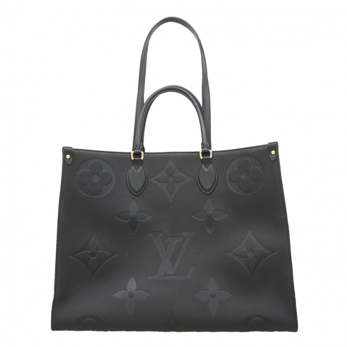Louis Vuitton Tote Monogram Empreinte On The Go GM Noir 2-Way