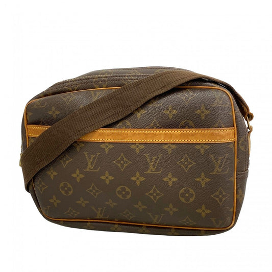 Louis Vuitton Shoulder Bag Monogram Reporter PM Brown