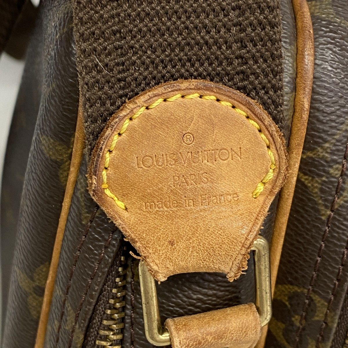 Louis Vuitton Shoulder Bag Monogram Reporter PM Brown — view 5