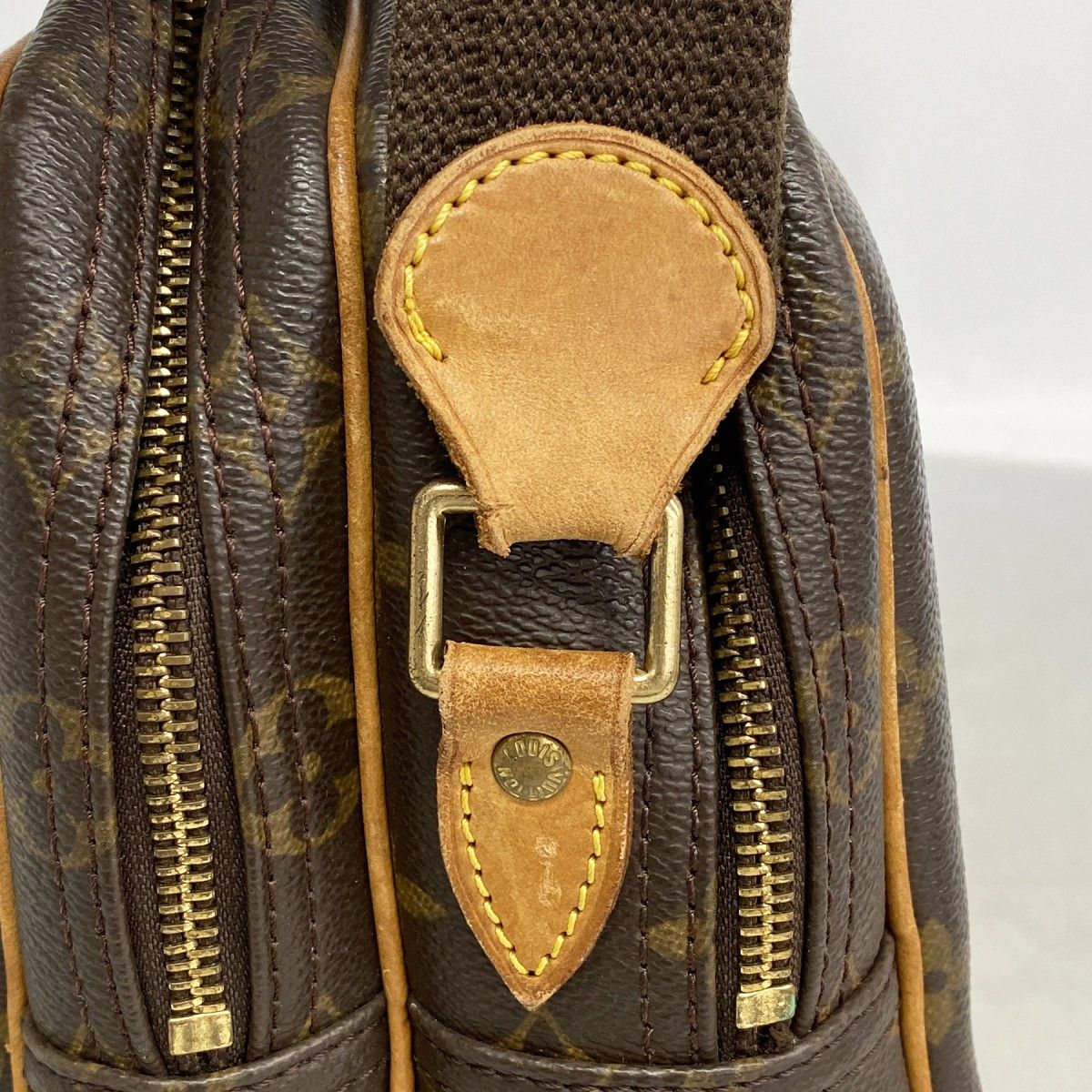 Louis Vuitton Shoulder Bag Monogram Reporter PM Brown — view 8
