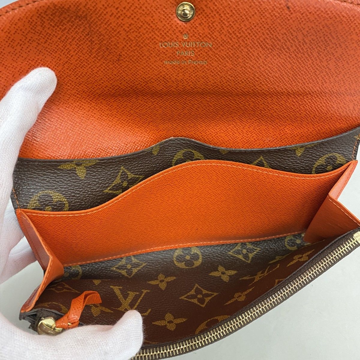 Louis Vuitton Wallet Monogram Portefeuille Emily Brown Sunrise — view 3