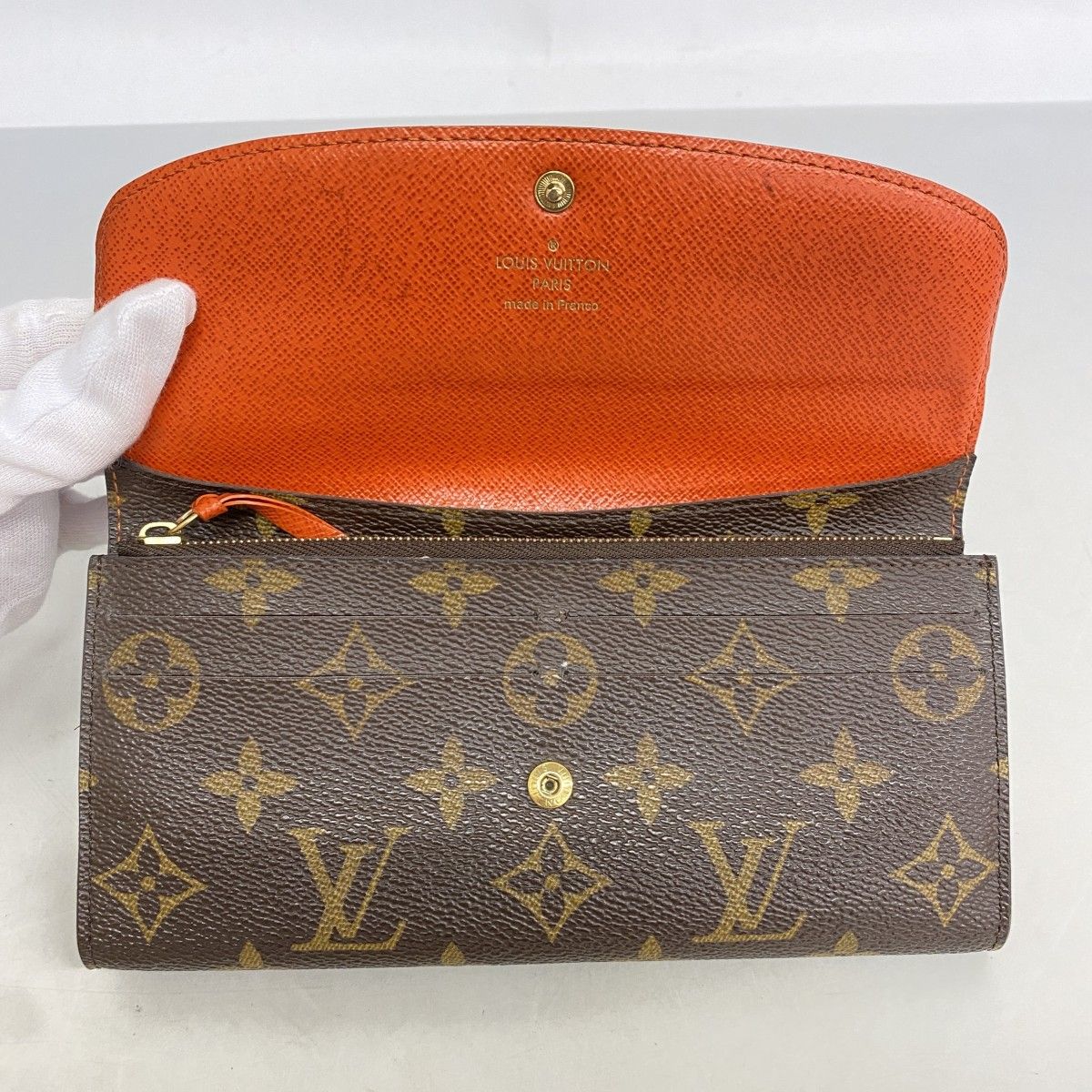 Louis Vuitton Wallet Monogram Portefeuille Emily Brown Sunrise — view 8