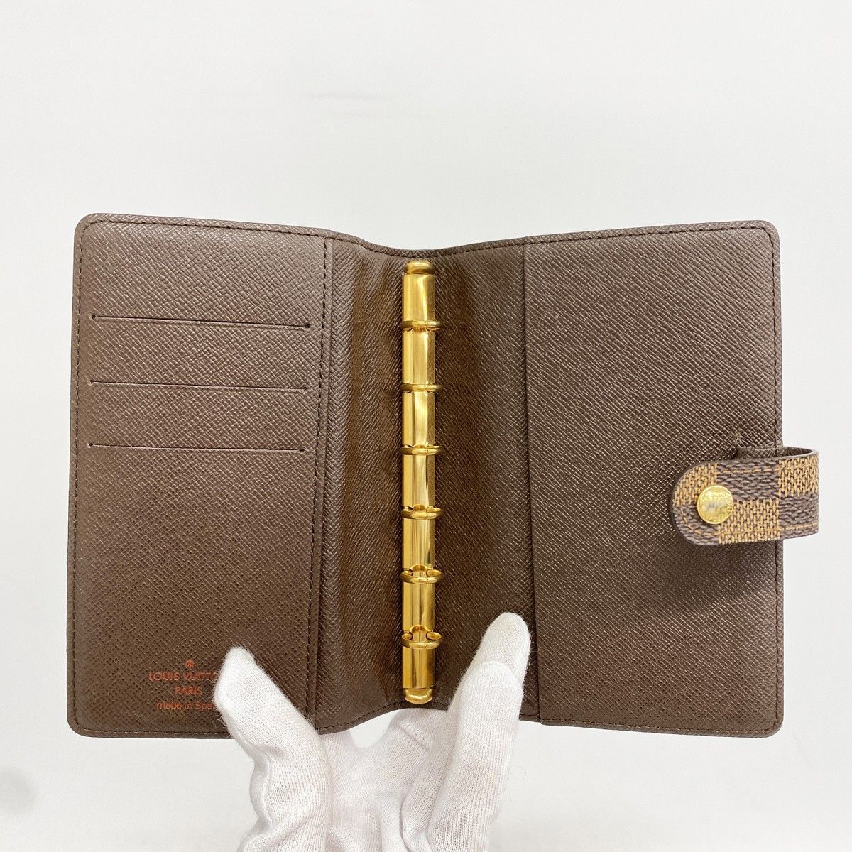 Louis Vuitton Notebook Cover Damier Agenda PM Ebene — view 3