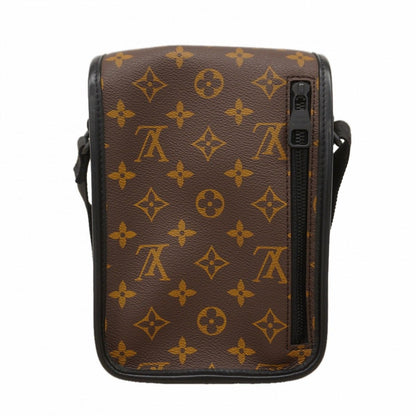 Louis Vuitton Shoulder Bag Monogram Macassar Arch Messenger Brown Black — view 9