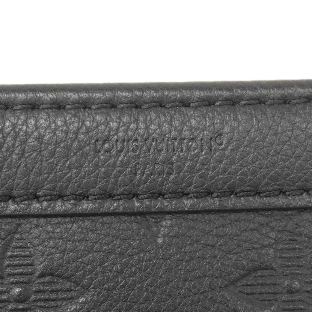 Louis Vuitton Shoulder Bag Monogram Shadow Gaston Wearable Wallet Black — view 5