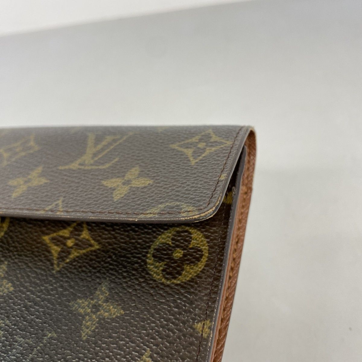 Louis Vuitton Wallet Monogram Pochette Porte-Monnaie Cles Brown — view 8