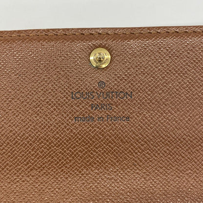 Louis Vuitton Wallet Monogram Pochette Porte-Monnaie Cles Brown — view 4