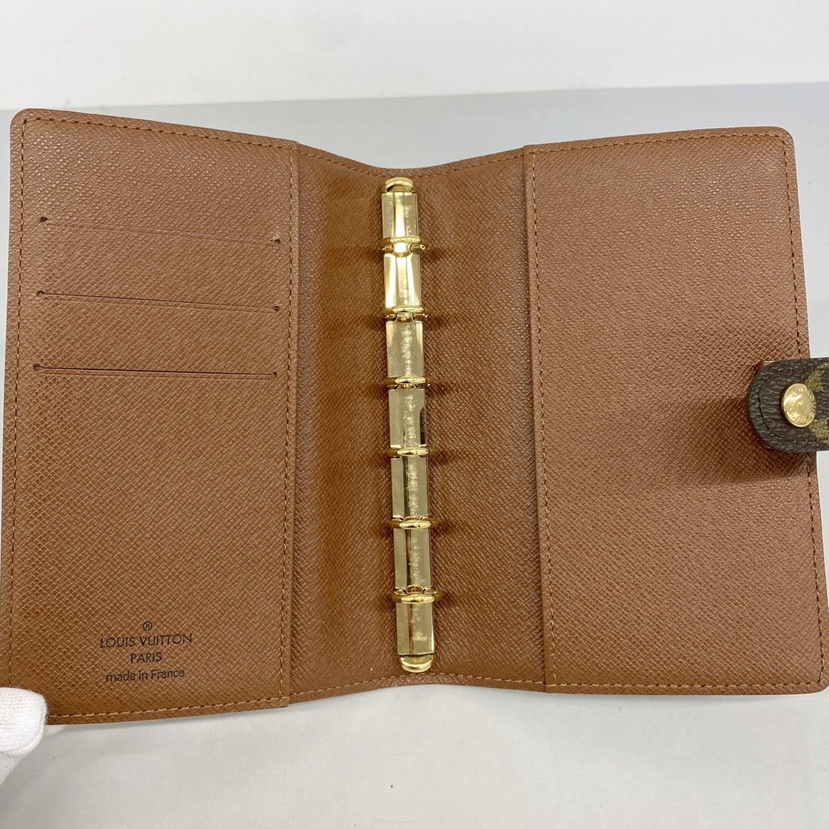 Louis Vuitton Notebook Cover Monogram Agenda PM Brown — view 3