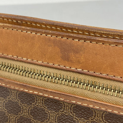 Celine Clutch Macadam Brown Gold — view 7