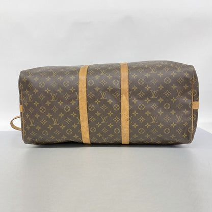Louis Vuitton Boston Bag Monogram Keepall Bandouliere 55 Brown — view 3