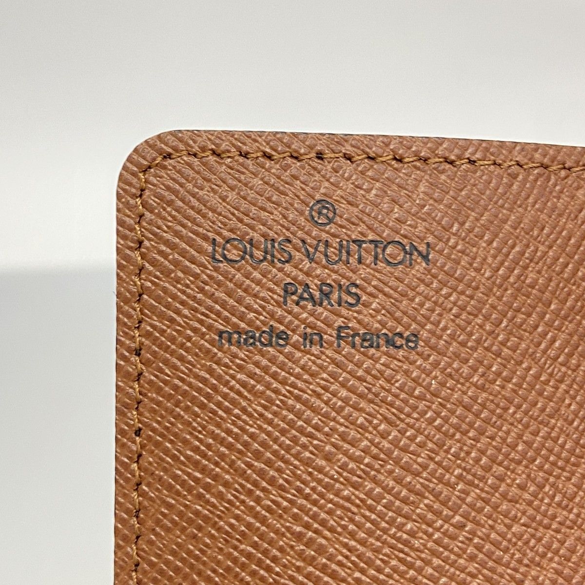 Louis Vuitton Card Case Monogram Holder Cles Depression Brown — view 4