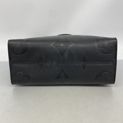 Louis Vuitton Tote Monogram Empreinte On The Go MM Noir 2-Way — view 3
