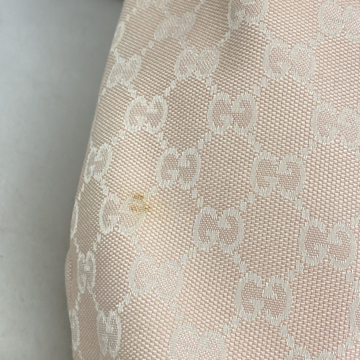 Gucci Tote GG Canvas Pink Champagne Gold — view 7