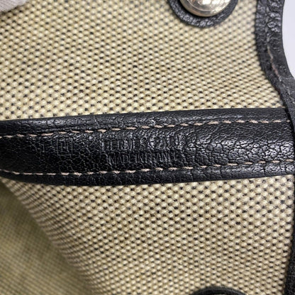 Hermes Tote Garden Party PM Toile Ash Black Beige Silver — view 5