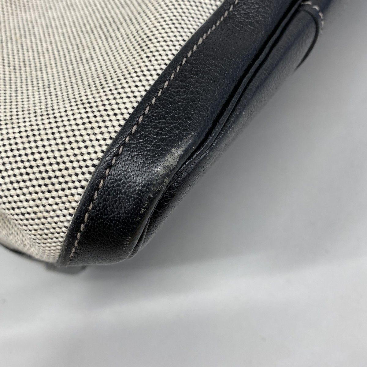 Hermes Tote Garden Party PM Toile Ash Black Beige Silver — view 6