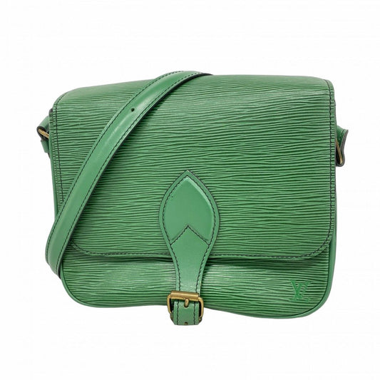 Louis Vuitton Shoulder Bag Epi Cartouchiere Borneo Green