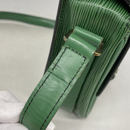 Louis Vuitton Shoulder Bag Epi Cartouchiere Borneo Green — view 9