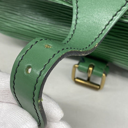 Louis Vuitton Shoulder Bag Epi Cartouchiere Borneo Green — view 8