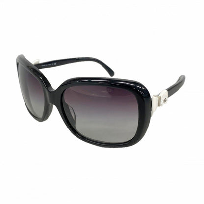 Chanel Sunglasses Acetate Black White Silver Eyewear