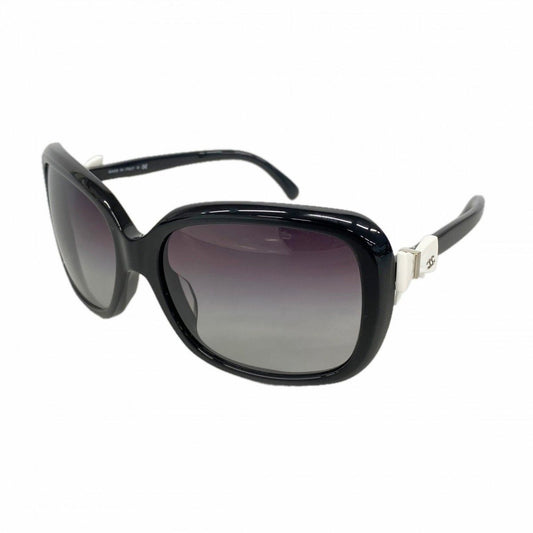 Chanel Sunglasses Acetate Black White Silver Eyewear
