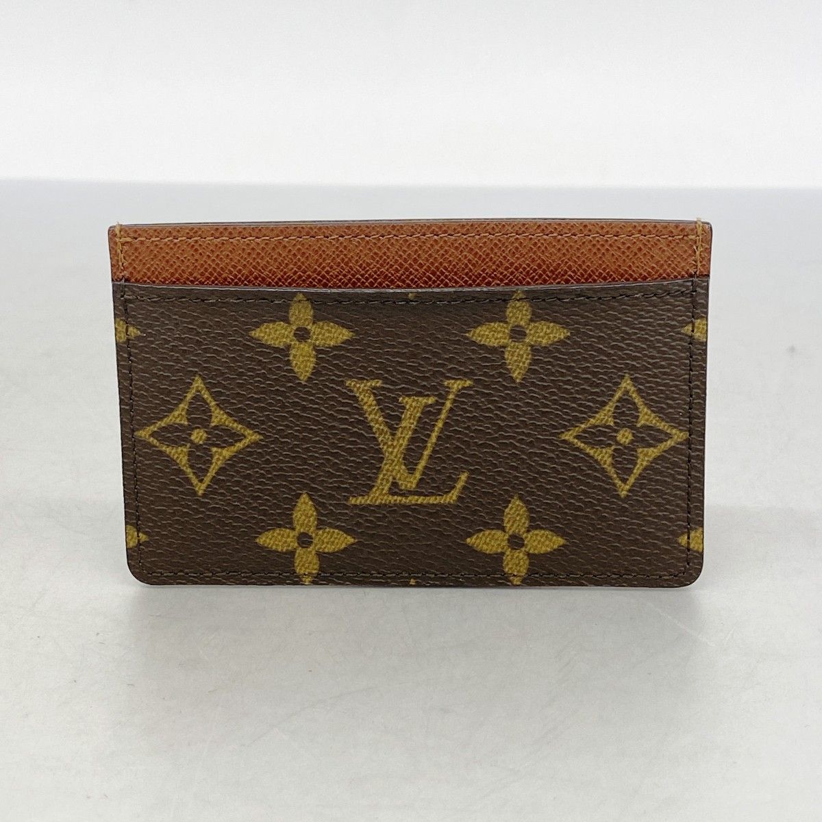 Louis Vuitton Card Case Monogram Holder Sample Brown — view 7