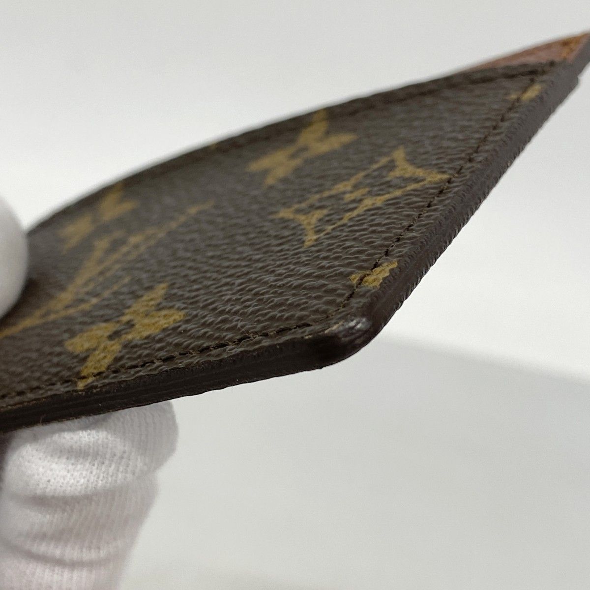 Louis Vuitton Card Case Monogram Holder Sample Brown — view 5