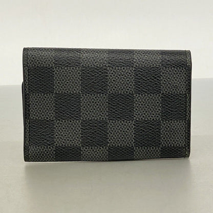 Louis Vuitton Key Case Damier Graphite Multicles 6 Black Gray Key Holder — view 7