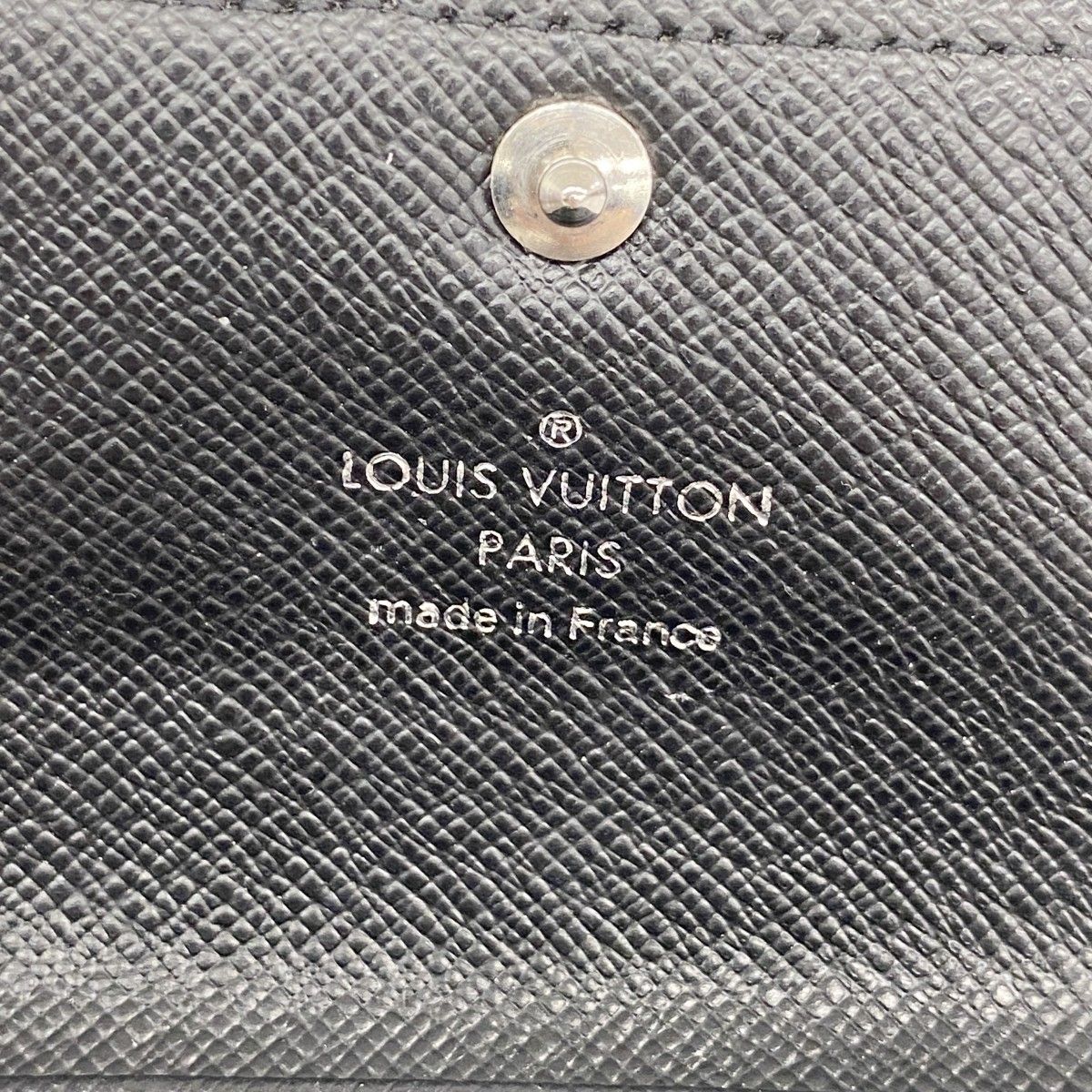 Louis Vuitton Key Case Damier Graphite Multicles 6 Black Gray Key Holder — view 4