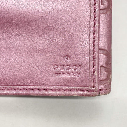 Gucci Wallet Guccissima Leather Pink Gold — view 4