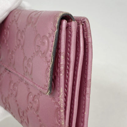 Gucci Wallet Guccissima Leather Pink Gold — view 6