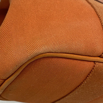 Hermes Handbag Valparaiso PM Toilet Blanc Orange Silver — view 6