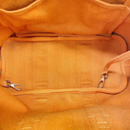 Hermes Handbag Valparaiso PM Toilet Blanc Orange Silver — view 4