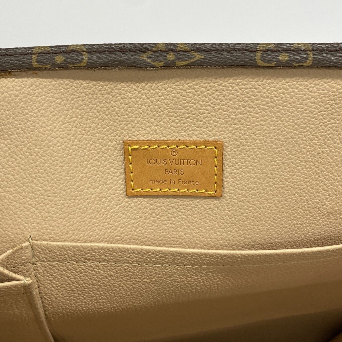 Louis Vuitton Tote Monogram Sac Plat Brown — view 5