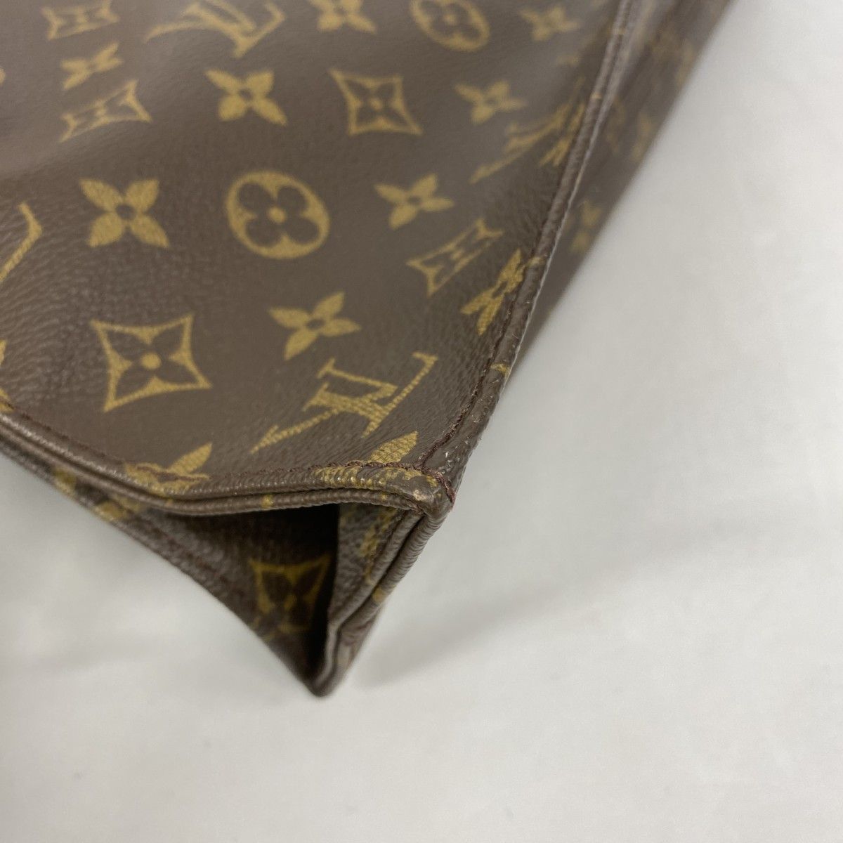 Louis Vuitton Tote Monogram Sac Plat Brown — view 6