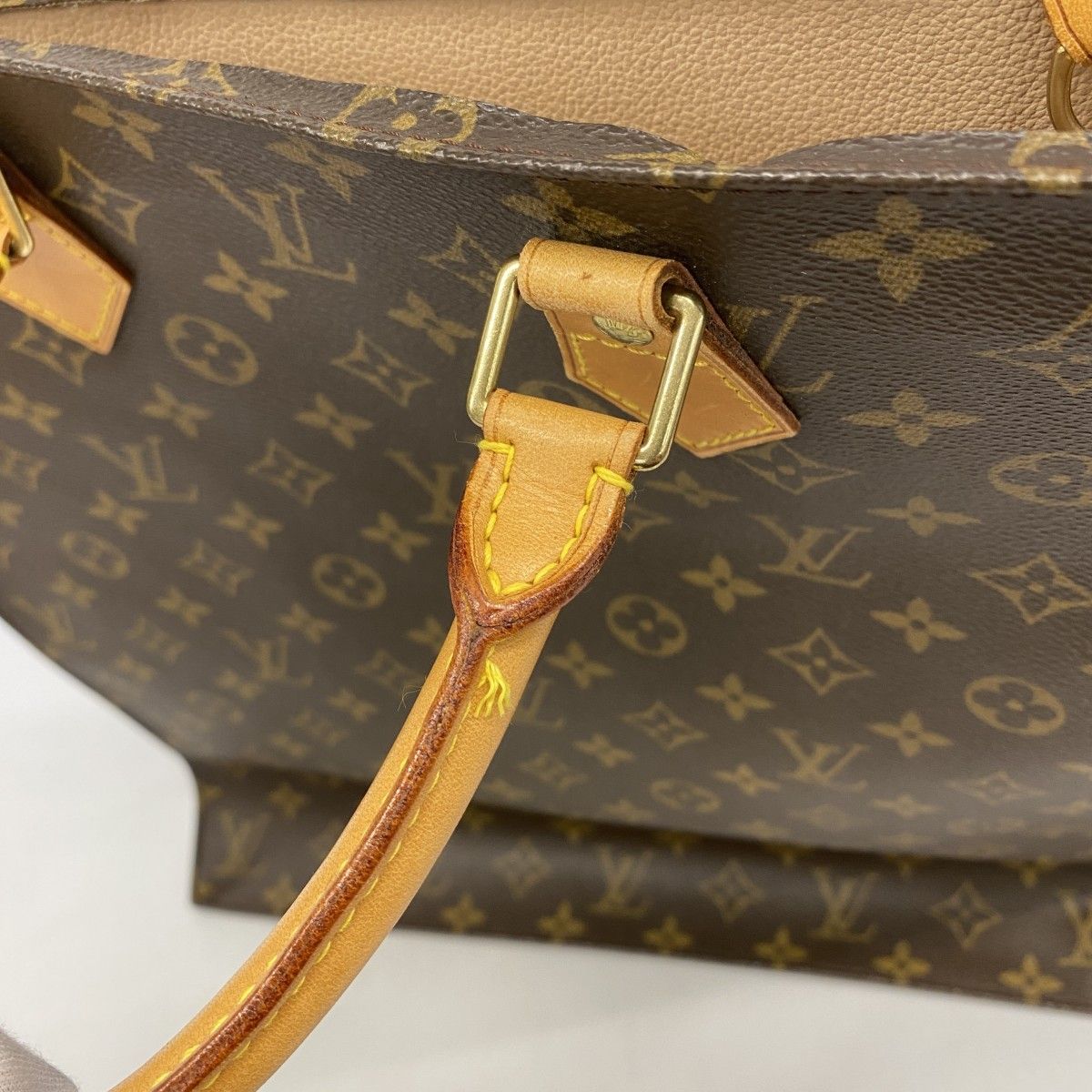 Louis Vuitton Tote Monogram Sac Plat Brown — view 8